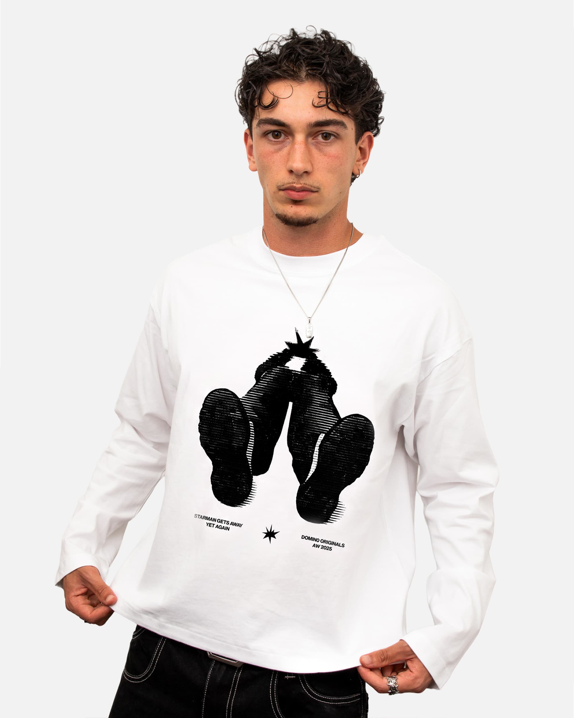 Model is 5'10" (180cm), wearing size S