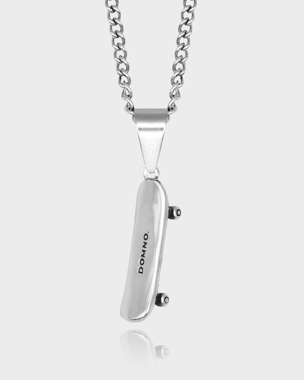 Skateboard Pendant – Stainless Steel Skate Necklace | DOMNO.