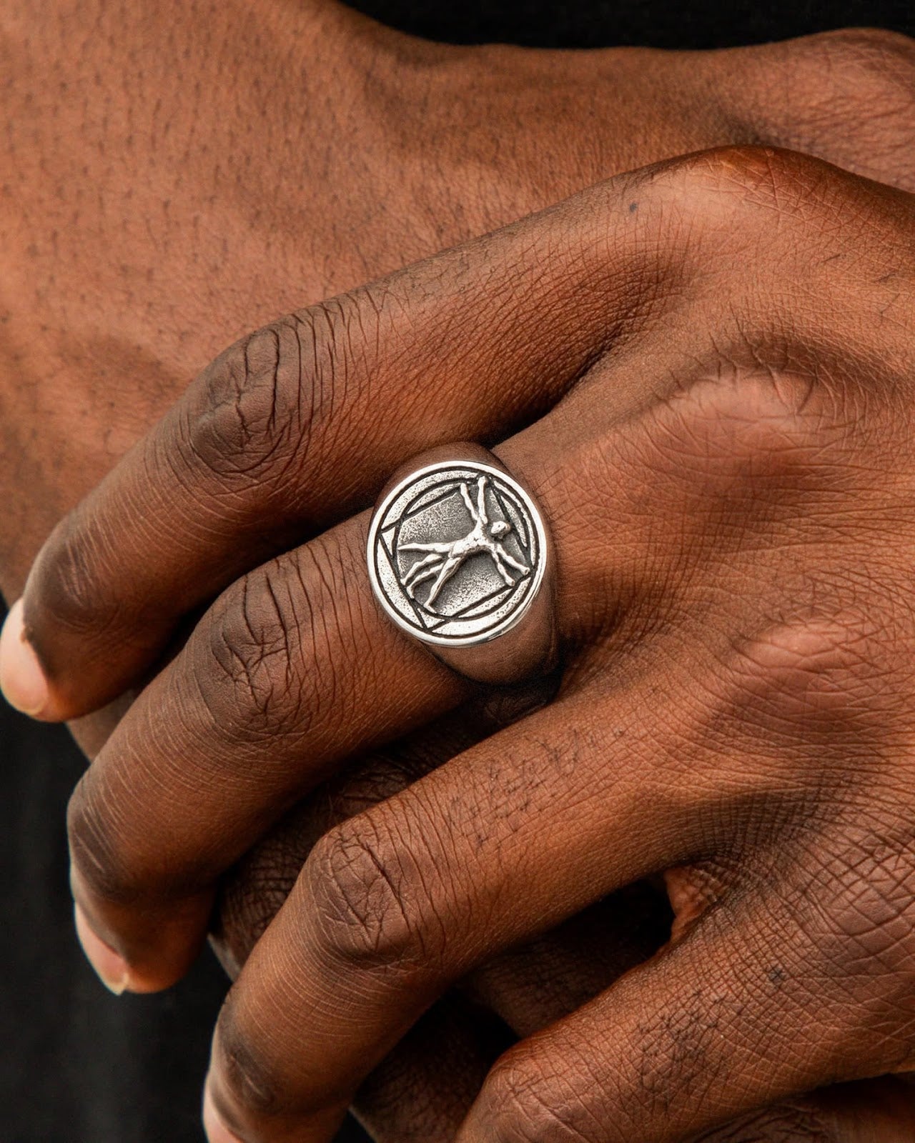 Da Vinci's Man Ring