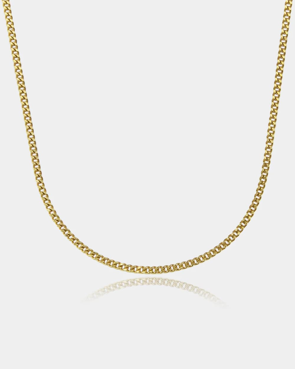 2mm Cuban Chain – Micro Stainless Steel Cuban Necklace | DOMNO.