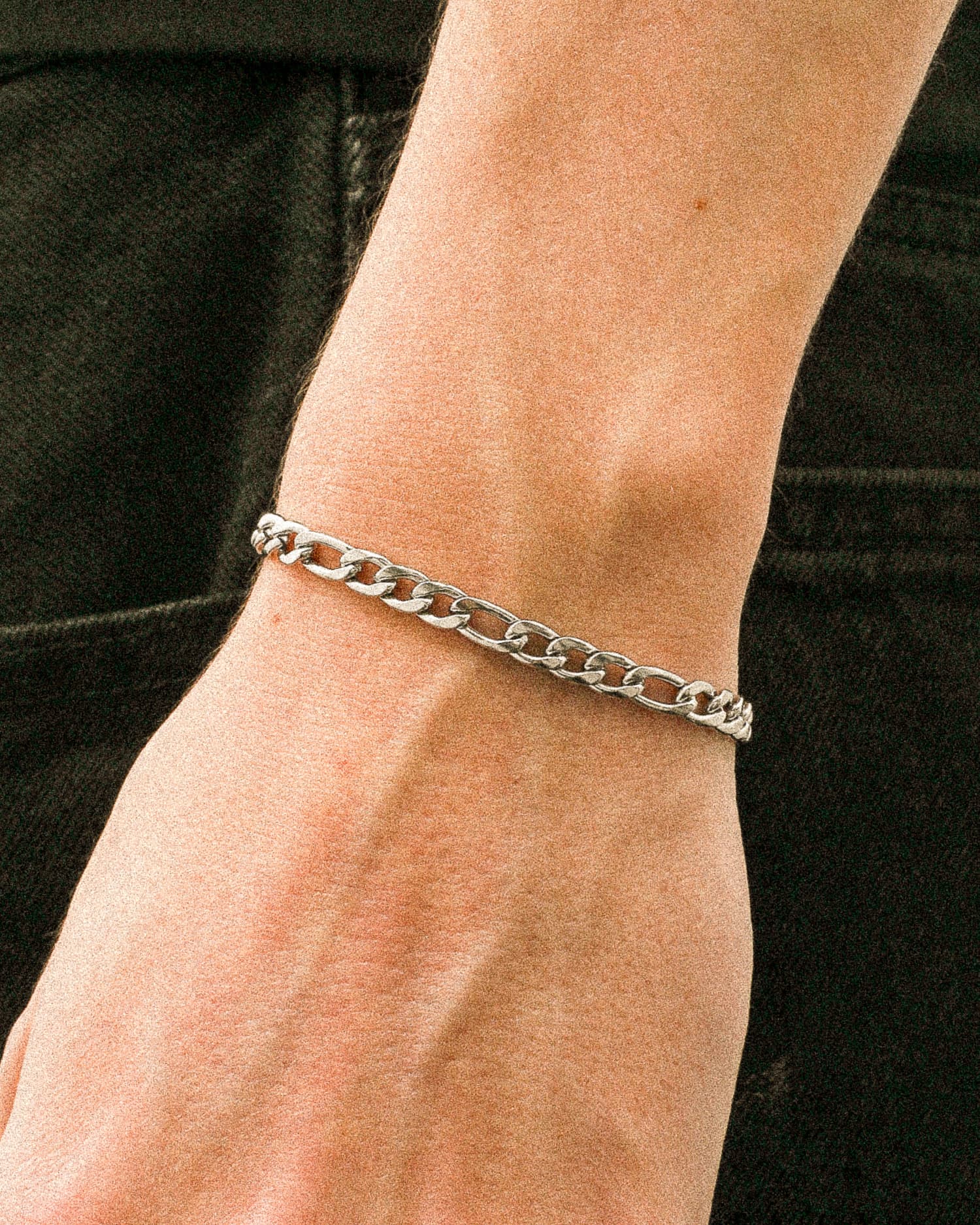 5mm Figaro Bracelet – Stainless Steel Chain Bracelet | DOMNO.