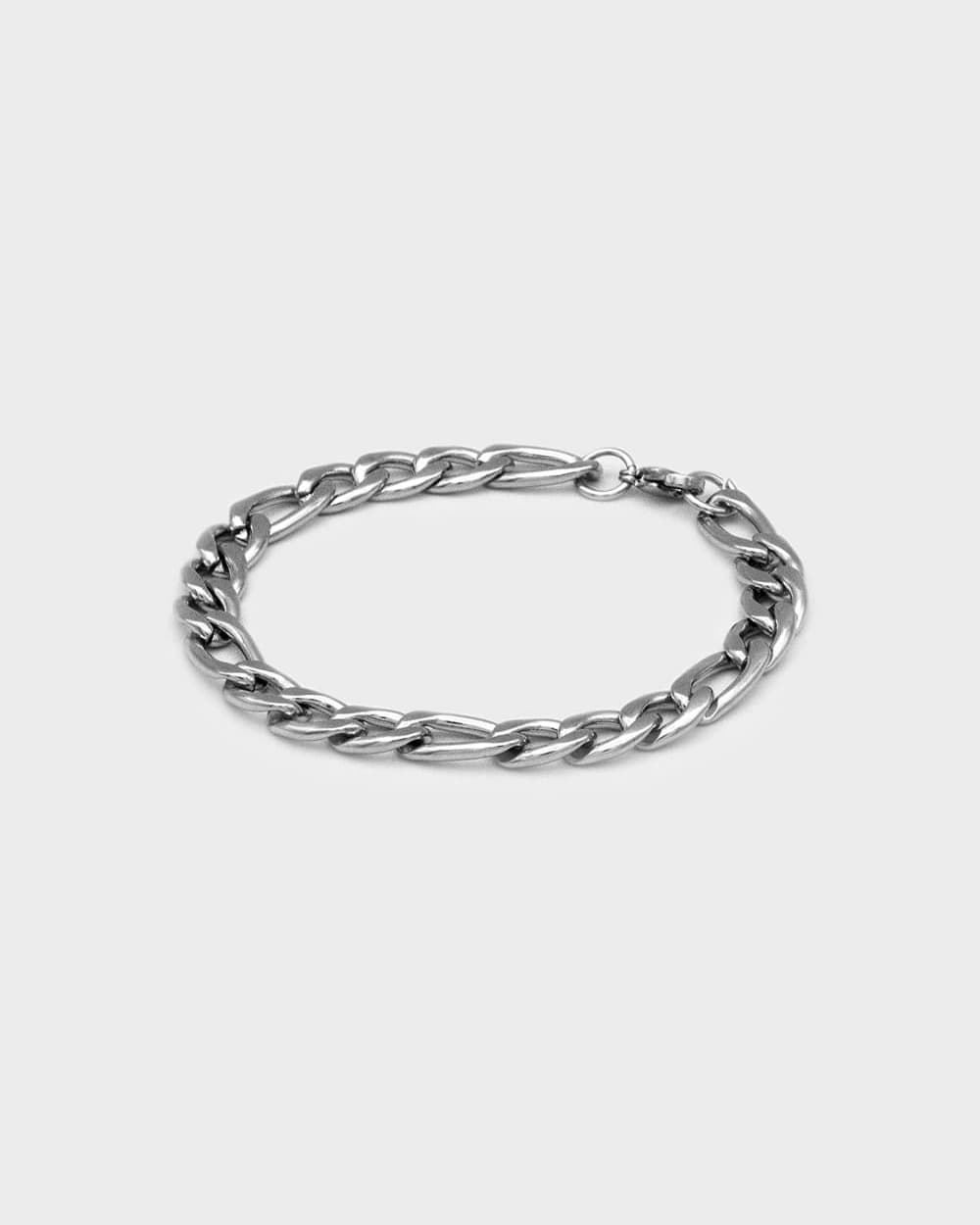 8mm Figaro Bracelet – Stainless Steel Chain Bracelet | DOMNO.