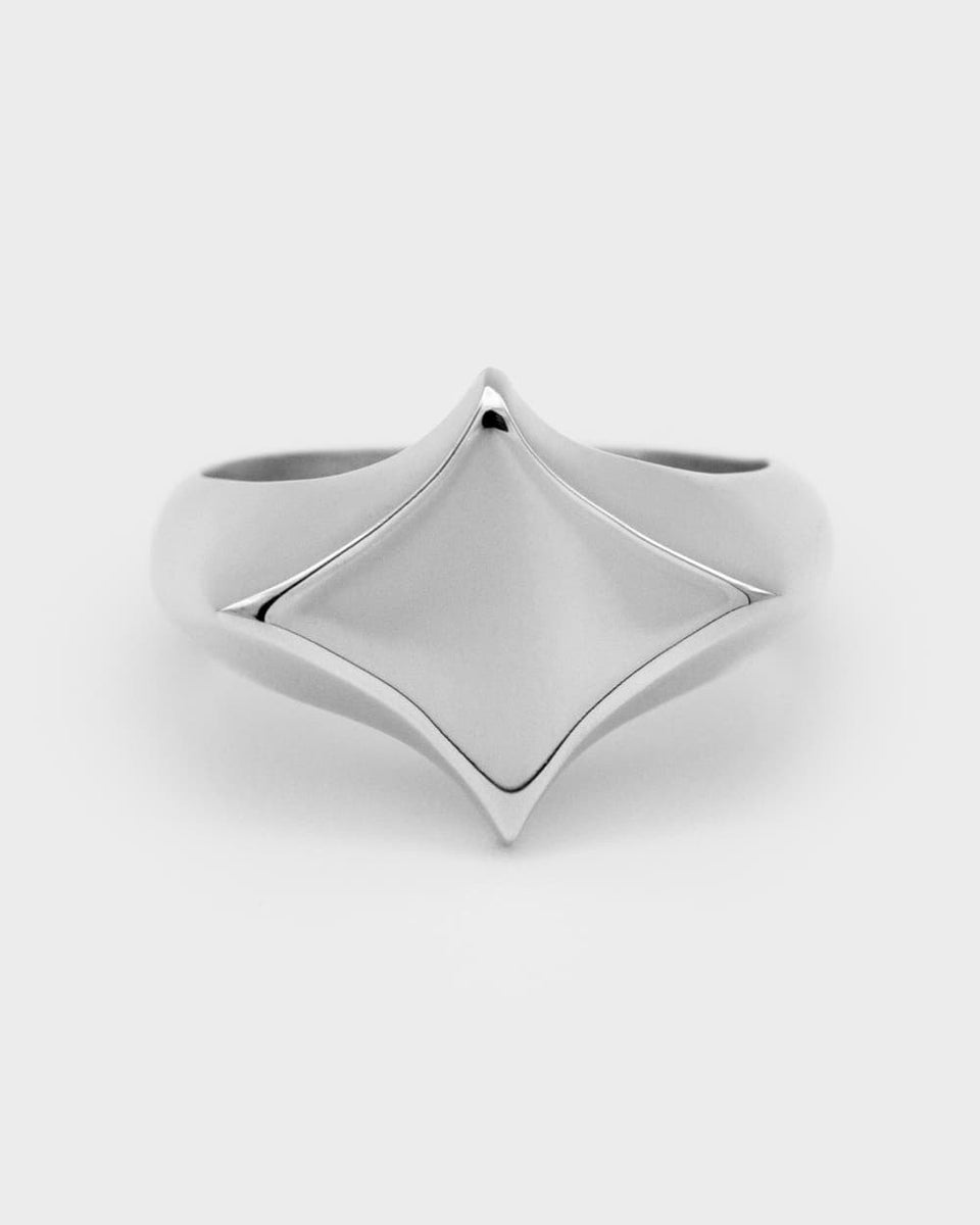 Diamond Playing Card Ring – Stainless Steel Suit Ring | DOMNO.