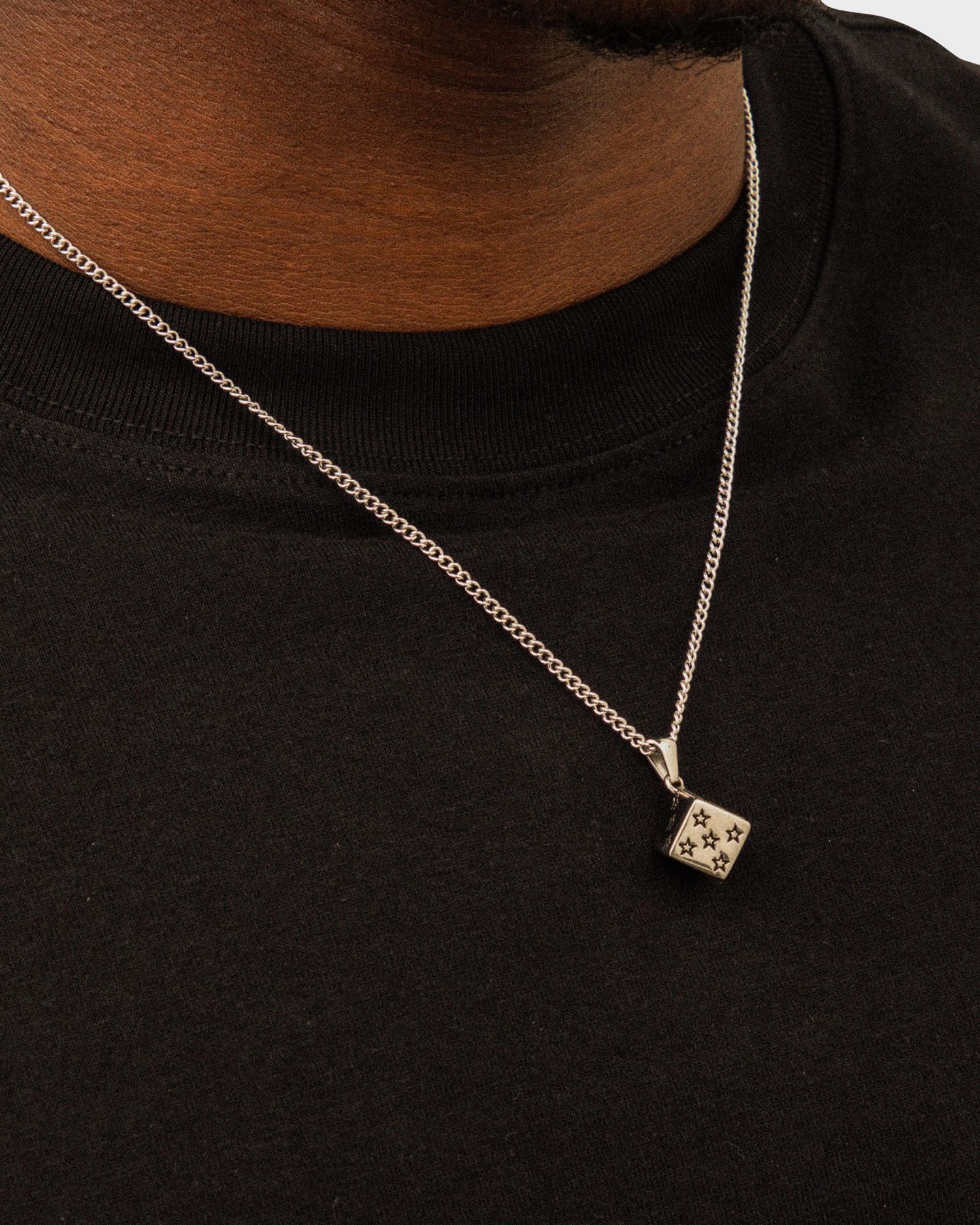Dice Pendant – Stainless Steel Dice Necklace | DOMNO.