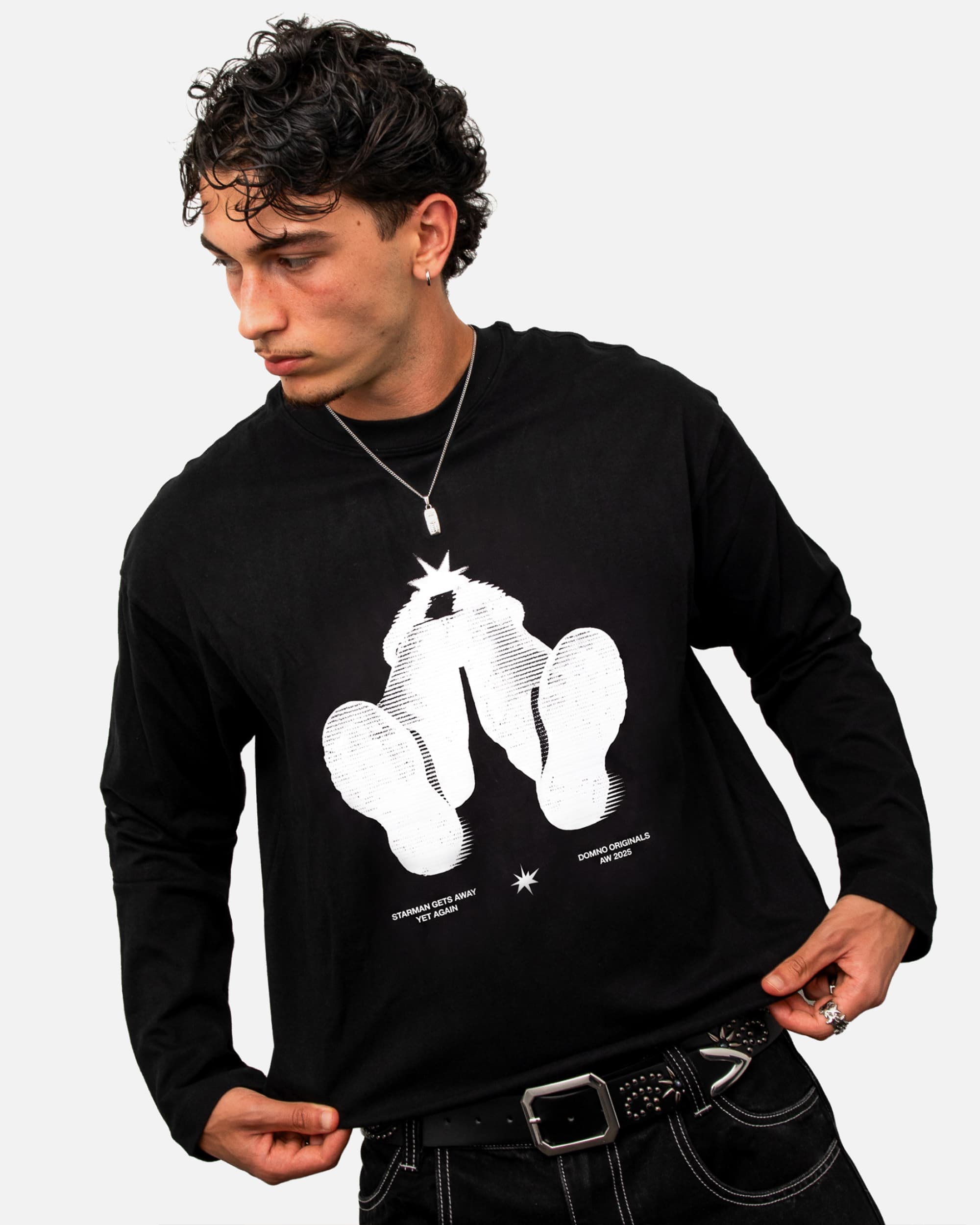 Model is 5'10" (180cm), wearing size S