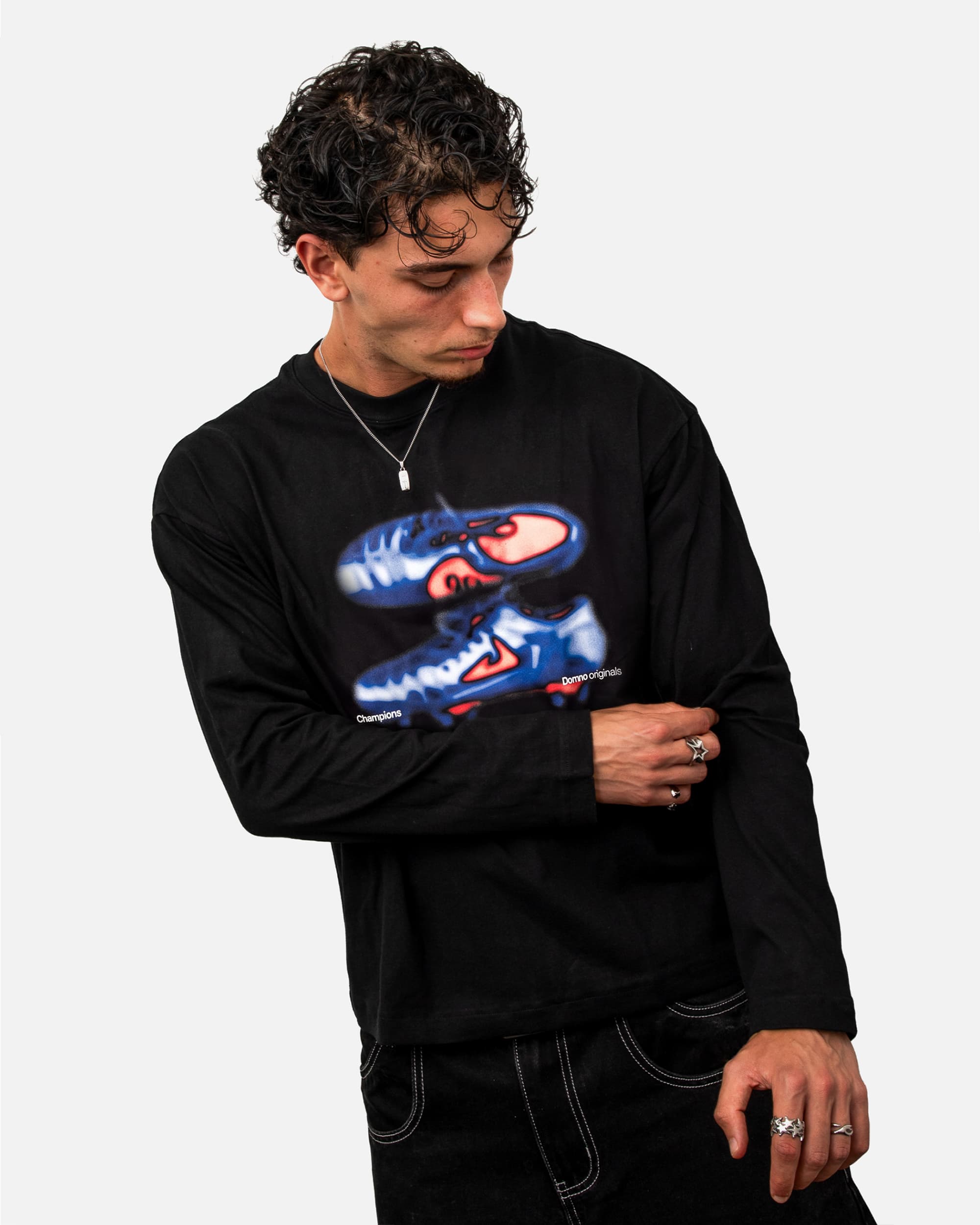 Model is 5'10" (180cm), wearing size S