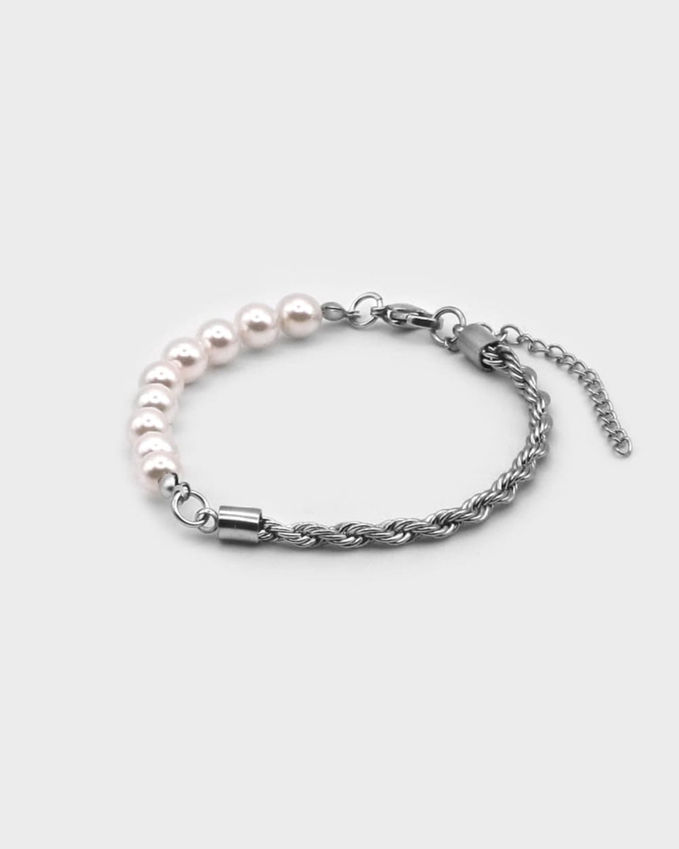 Shell Pearl x Rope Bracelet – Pearl Rope Bracelet | DOMNO.