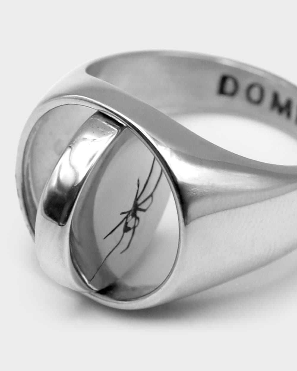 Spider Web Spinner Ring - Stainless Steel Streetwear Ring | DOMNO.